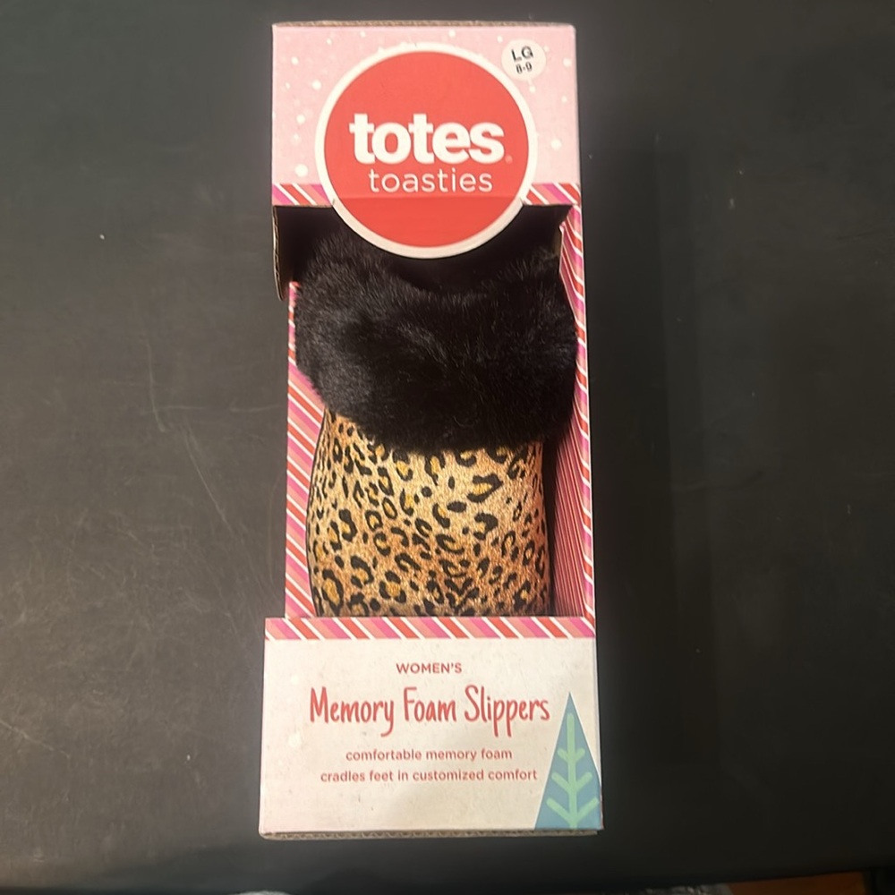 New Totes Toasties Memory Foam Women’s Slippers Lg 8-9 - Picture 2 of 7